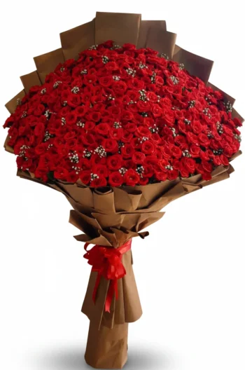 Large Red Roses Bouquet – Elegant Gift