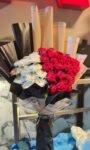 elegant-red-roses-white-carnations-two-tone-wrapped-bouquet
