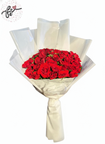 Red Roses Bouquet – Premium Fresh Flowers