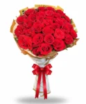 Red Roses Bouquet – Classic Elegant Flowers