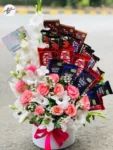 send-pink-roses-chocolate-bouquet-online