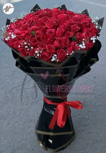 Valentine Red Roses Bouquet