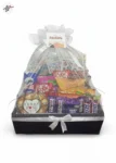 Big Chocolate & Snacks Velvet Gift Basket