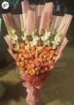 romantic-pink-roses-white-gladiolus-large-bouquet-faisalabad
