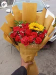 red-roses-babys-breath-sunflower-bouquet-faisalabad