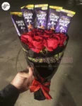 romantic-mini-red-roses-chocolates-bouquet-faisalabad