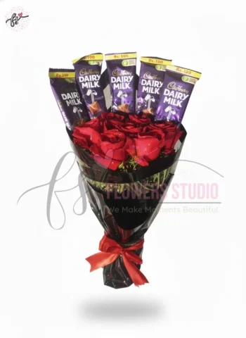 Sweet Mini Chocolate Bouquet Faisalabad – Tasty Gift Arrangement
