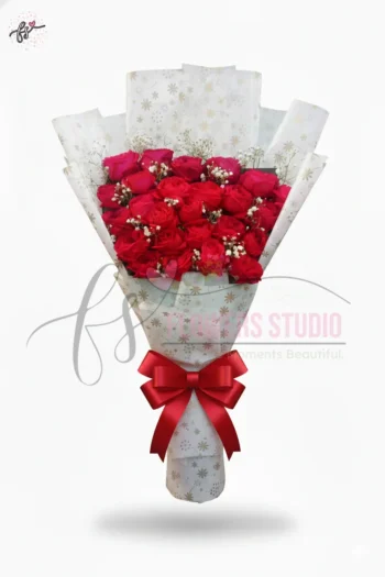 Fresh Red Rose Bouquet