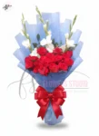 romantic-red-roses-white-gladiolus-bouquet-purple-wrapping-faisalabad