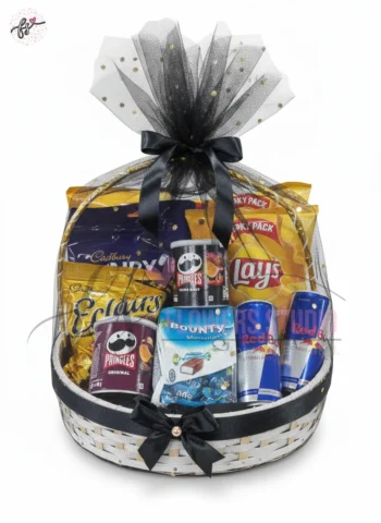 Chocolates & Snacks Gift Hamper Basket