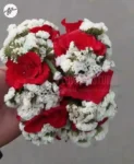 bridal-red-roses-statice-gajra-wedding-accessory-faisalabad