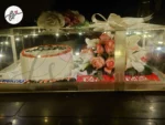 birthday-gift-acrylic-box-with-cake-and-flower-arrangement