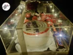 birthday-gift-acrylic-box-with-cake-and-flower-arrangement