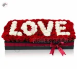 Custom Letter Rose Box