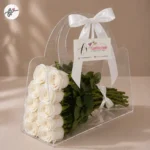 white-roses-hand-bag-flowers-arrangments